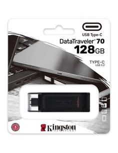 Memoria USB-C 128GB 3.2 KINGSTON DT70