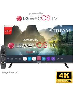 Televisor 55" STREAM SYSTEM 4k Smart TV WebOs by LG con Magic Remote
