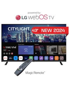 Televisor 43" STREAM SYSTEM Full HD  Smart Tv LG WEB OS+ Magic Remote