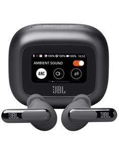 JBL Live Beam 3 Auricular Bluetooth con Cancelación de Ruido y pantalla Negro