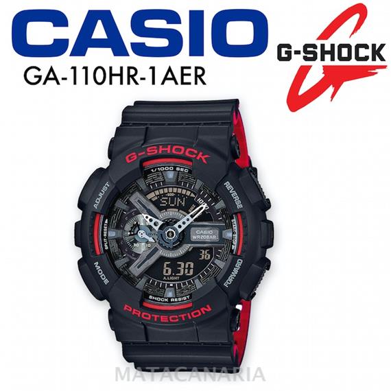 CASIO GA-110HR 1AER G-SHOCK BLACK/RED