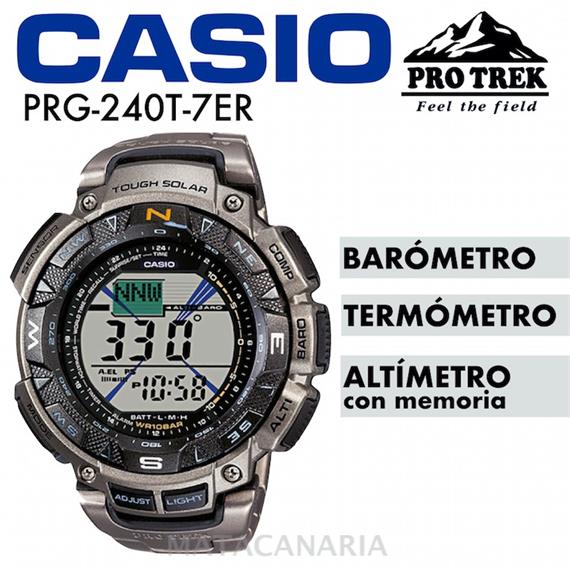 CASIO PRG-240T-7ER PATHFINDER TITANIUM MEN´S WATCH