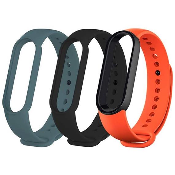 Xiaomi Mi Smart Band 5/6 Strap Verde/ Negro/ Naranja (BHR4639GL)