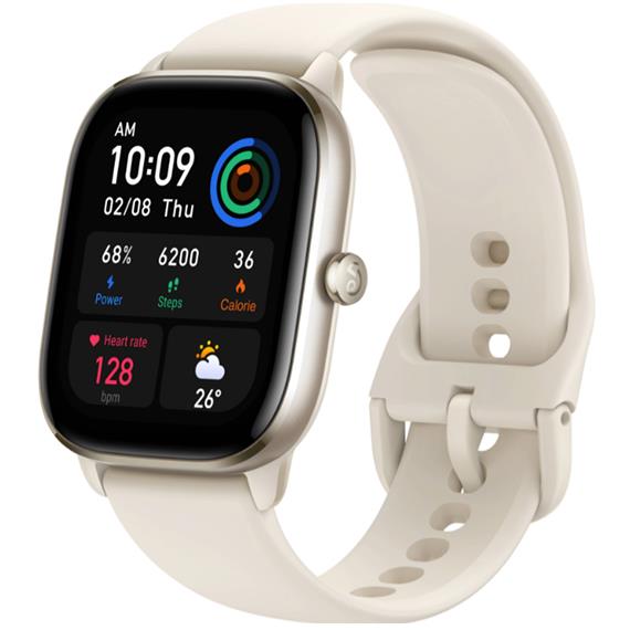 Amazfit GTS 4 Mini Smartwatch con GPS y 120 Deportes Blanco