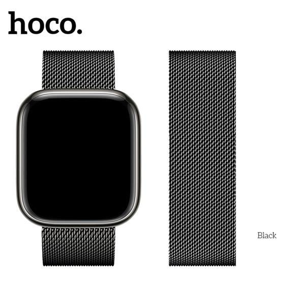 Hoco iWatch WA03 Correa Acero Negro