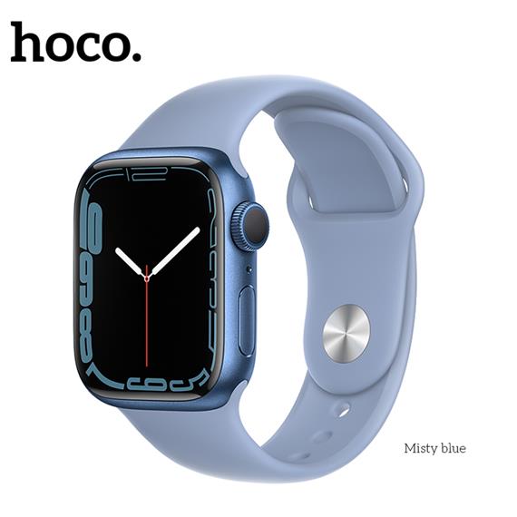 Hoco iWatch WA01 Correa Sport Silicona Azul Misty