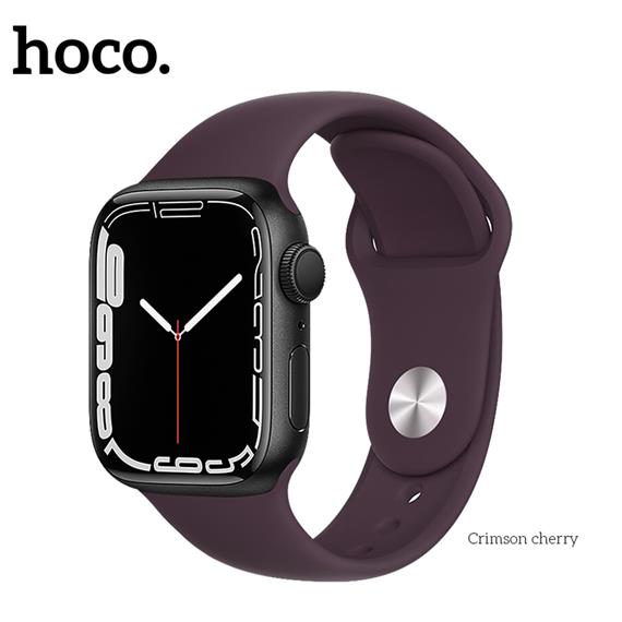 Hoco iWatch WA01 Correa Sport Silicona Cereza