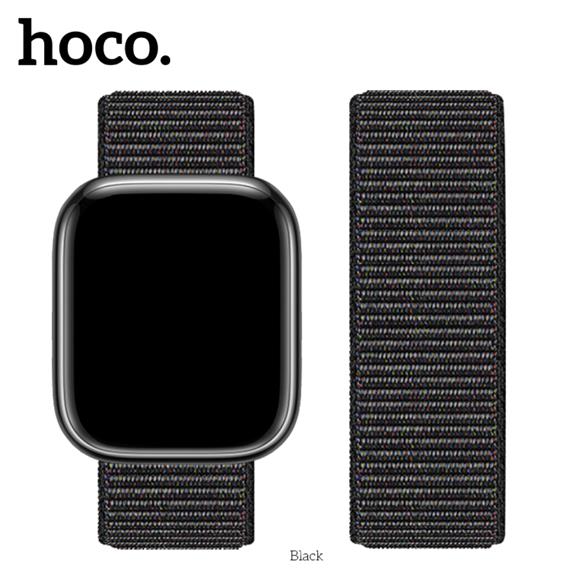 Hoco iWatch WA02 Correa Nylon Negra