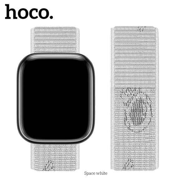 Hoco iWatch WA02 Correa Nylon White Space