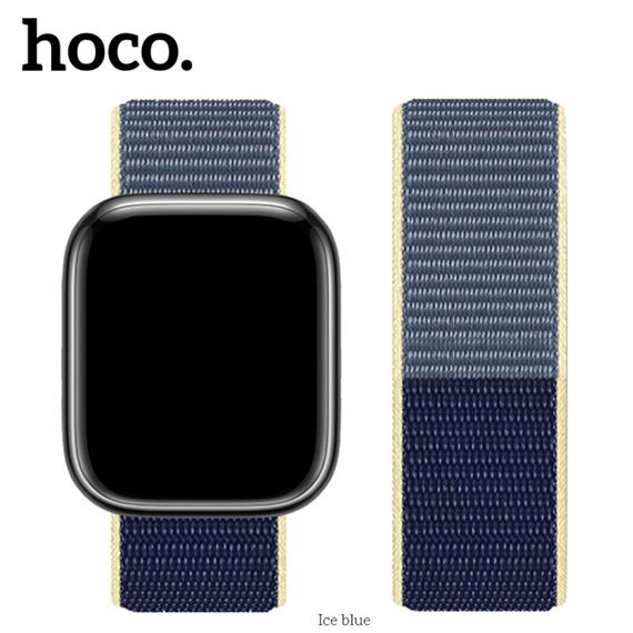 Hoco iWatch WA02 Correa Nylon Azul Hielo