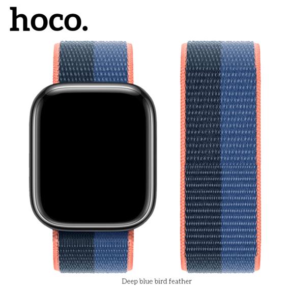 Hoco iWatch WA02 Correa Nylon Azul Deep