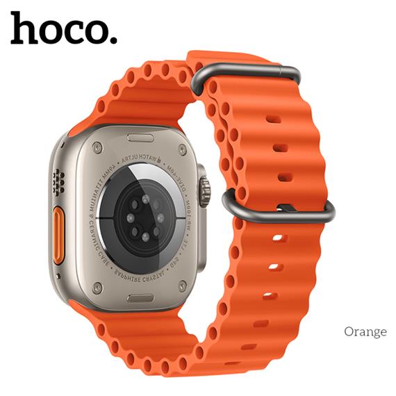 Hoco iWatch WA12 Correa Marine Naranja