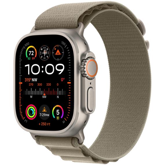 Apple Watch Ultra 2 GPS+ Cellular 49mm Titanium/ Olive Alpine Medium (MREY3TY/A)