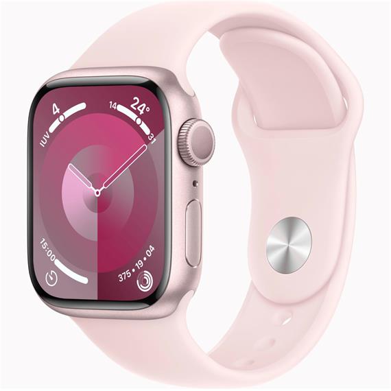 Apple Watch 9 GPS+ Cellular 41mm Pink Aluminium S/M (MRHY3QL/A)