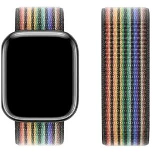 Hoco iWatch WA02 Original Series Loop Type Nylon Strap (38/40/41mm) Black Rainbow