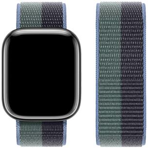 Hoco iWatch WA02 Original Series Loop Type Nylon Strap (38/40/41mm) Midnight With Eucalyptus Green