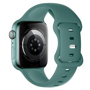 Hoco iWatch WA15 Flexible Buckle Solid Color Silicone Strap (38/40/41mm)Verde