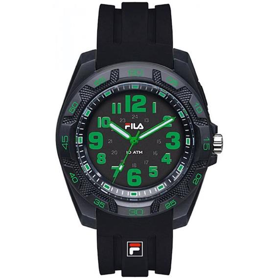 FILA 38-091-004  RELOJ NEGRO/VERDE