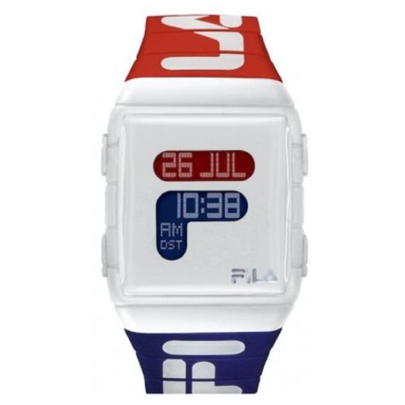 FILA 38-105-005  RELOJ BLANCO/AZUL