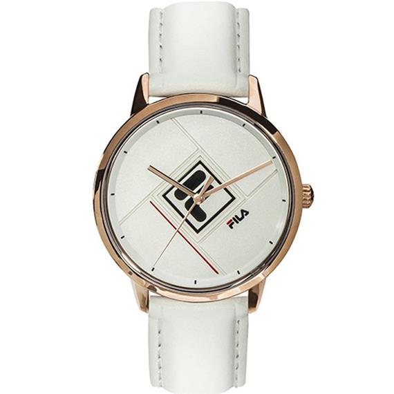 FILA 38-302-002 RELOJ CUERO BLANCO