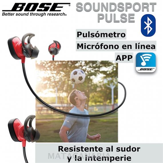 BOSE SOUNDSPORT PULSE AURICULAR WIRELESS RED