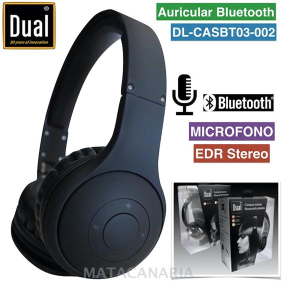 DUAL DL-CASBT03-002 AURICULAR BLUETOOTH Y CABLE PLEGABLE