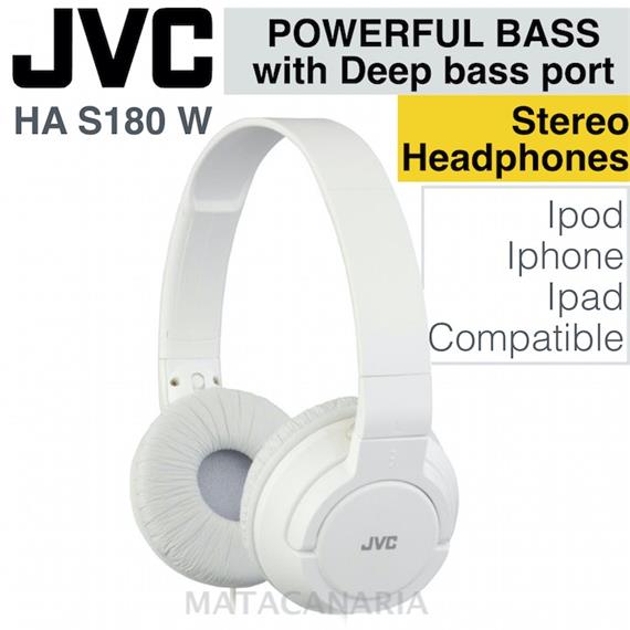 JVC HA-S180 POWERFUL BASS AURICULAR WHITE