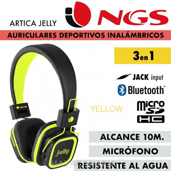 NGS ARTICA JELLY AUR BLUETOOTH MP3 YELLOW