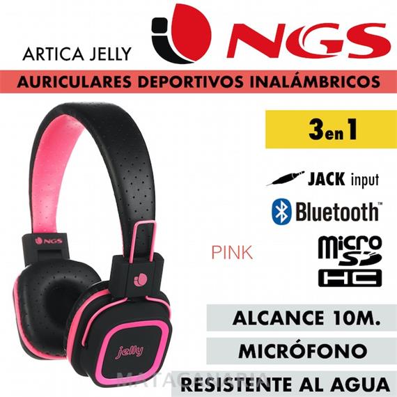 NGS ARTICA JELLY AUR BLUETOOTH MP3 PINK