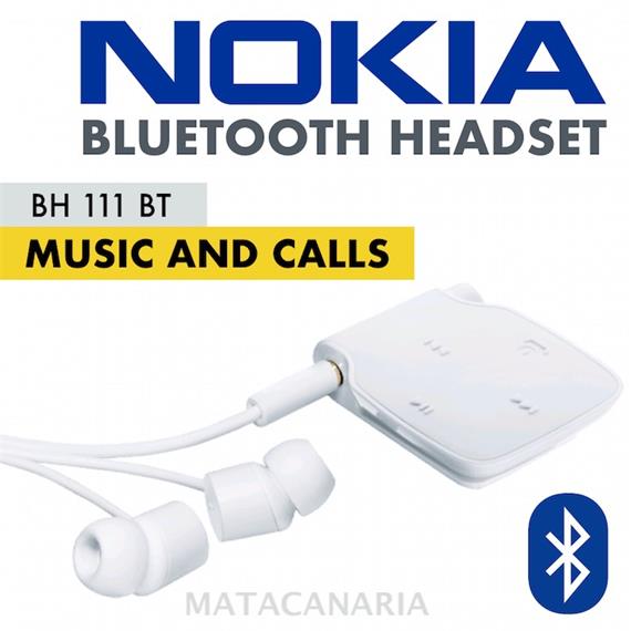 NOKIA BH-111 AURICULAR WHITE