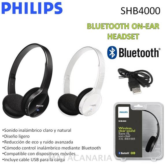 PHILIPS SHB-4000 AURICULAR BLUETOOTH