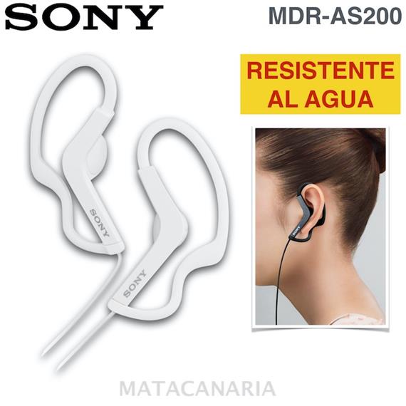 SONY MDR-AS200/WQ AURICULAR WHITE