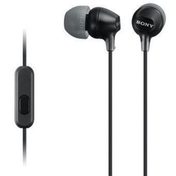 SONY MDR-EX15AP Auricular con micrófono Negro