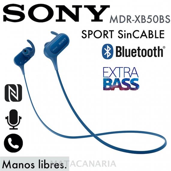 SONY MDR-XB50BS EXTRA BASS AURICULAR BLUE