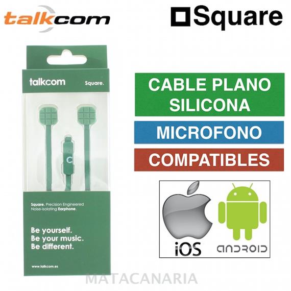 TALKCOM 25 SQUARE AURICULAR GREEN