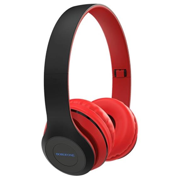 BOROFONE BO4 AURICULAR BLUETOOTH / MICRO SD RED