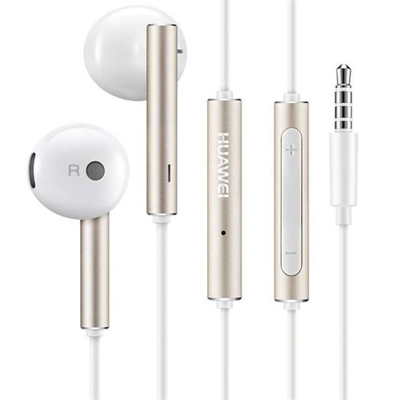 HUAWEI AM116 AURICULAR C/MICRÓFONO 3.5mm WHITE/GOLD