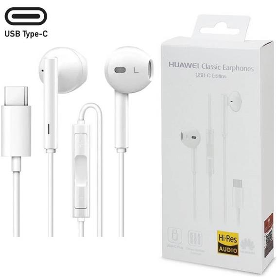 HUAWEI CM33 CLASSIC AURICULAR USB-C WHITE