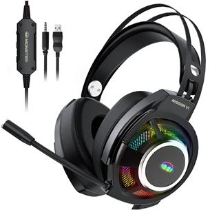 Auricular Gaming Monster Mission V1 Negro