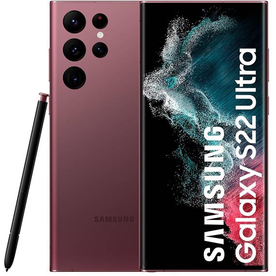 Samsung S22 Ultra 256GB 12GB RAM Burgundy