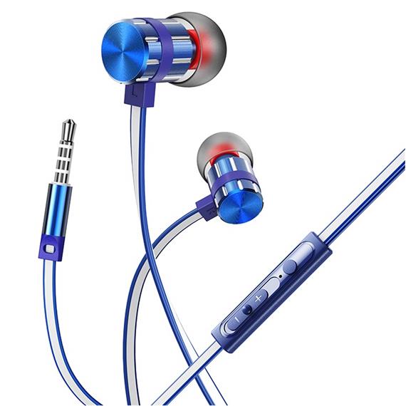 Borofone BM48 Auricular Metálico con Micrófono Azul