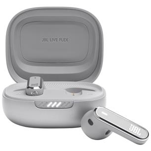 JBL Live Flex Auricular Bluetooth con Cancelación de Ruido Plata