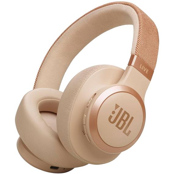 JBL Live 770NC Auricular Cancelación Ruido Bluetooth Sandstone