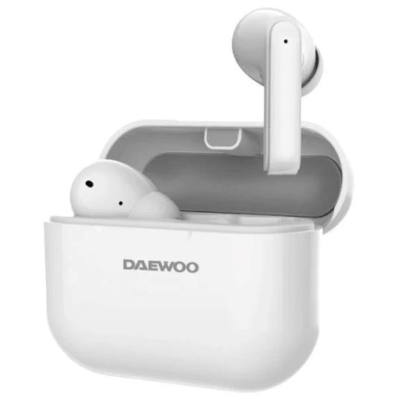 Daewoo DW2002 Auriculares Bluetooth con estuche de carga USB-C Blanco