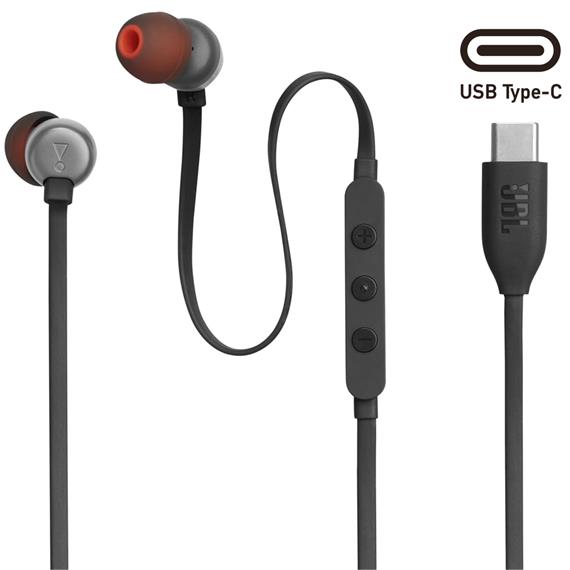 Jbl Tune 310 Auricular USB-C Negro