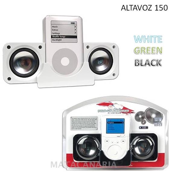 ALTAVOZ ALT-150 WHITE/BLACK/GREEN