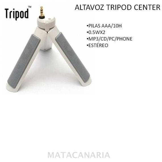 ALTAVOZ TRIPOD CENTER ESTEREO 0.5V AMPLIFICADO