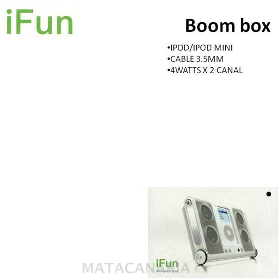 IFUN BOOMBOX ALTAVOZ BLACK