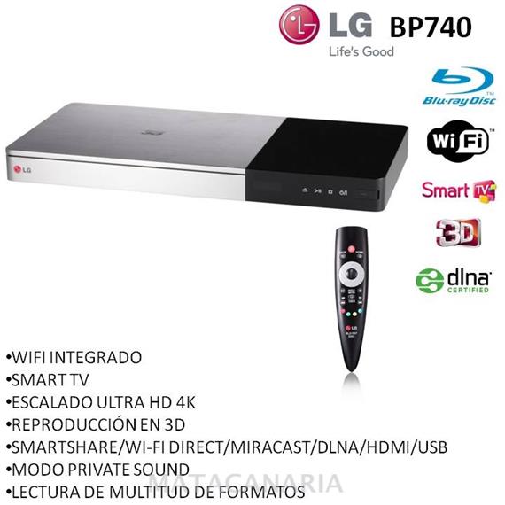 LG BP740 DVD BLUE-RAY DIVX MKV