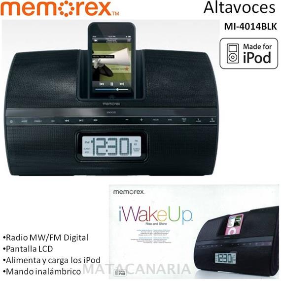 MEMOREX I WAKE UP MI-4014  BLACK